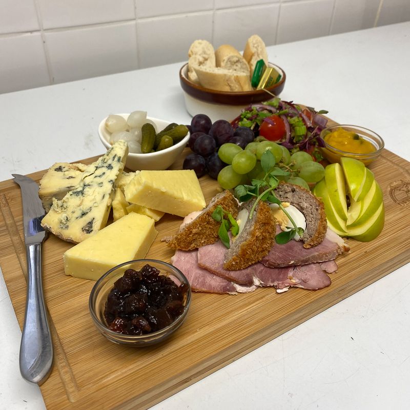 A sharing board from the White Horse kitchen